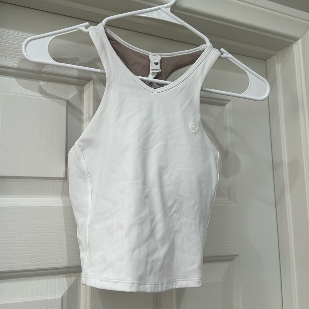 Lululemon white athletic tank